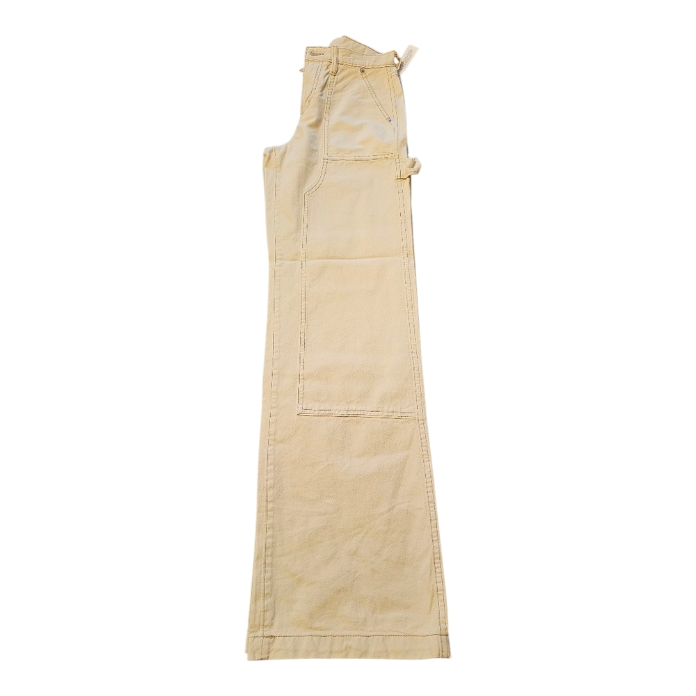 Arizona Jean Company Cream Flare & Wide Leg Jeans